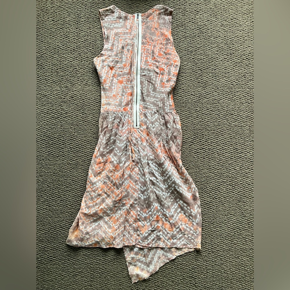 Ulla Johnson Tie-Dye Sleeveless Wrap Dress - Picture 8 of 9